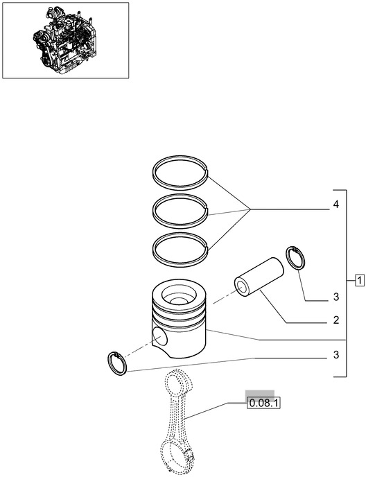 New Holland T6010 Zest pierścieni tłok +0,4 87316944 - Piston/ Ring/ Bushing untuk Traktor: gambar 1 New Holland T6010 Zest pierścieni tłok +0,4 87316944 - Piston/ Ring/ Bushing untuk Traktor: gambar 1