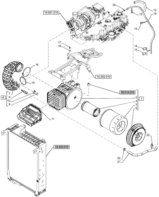 New Holland T6070 Rurka wlotu pow 47604284 - Pipa pemasukan udara untuk Traktor: gambar 1 New Holland T6070 Rurka wlotu pow 47604284 - Pipa pemasukan udara untuk Traktor: gambar 1