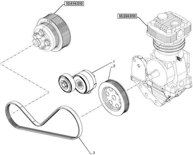 New Holland T6090 T6070 Napinacz pasa 87300104 - Penegang sabuk untuk Peralatan pertanian: gambar 1 New Holland T6090 T6070 Napinacz pasa 87300104 - Penegang sabuk untuk Peralatan pertanian: gambar 1