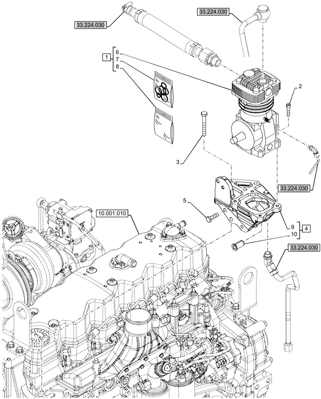 New Holland T6090 Zespół tłoka 47982987 - Piston/ Ring/ Bushing untuk Traktor: gambar 1 New Holland T6090 Zespół tłoka 47982987 - Piston/ Ring/ Bushing untuk Traktor: gambar 1