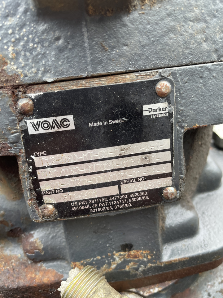 Parker Voac T12-060-MT-CV-0-000-A-0 - silnik jazdy hydrauliczny - Motor hidrolik untuk Peralatan pertanian: gambar 2 Parker Voac T12-060-MT-CV-0-000-A-0 - silnik jazdy hydrauliczny - Motor hidrolik untuk Peralatan pertanian: gambar 2