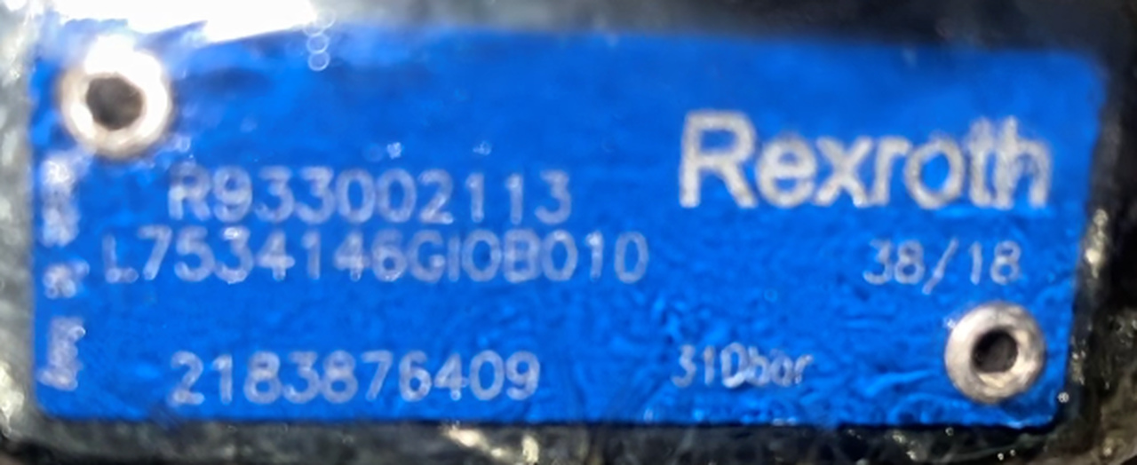 Pompa Rexroth R933002113 | L7534146GIOB010 - Pompa hidrolik untuk Peralatan pertanian: gambar 1 Pompa Rexroth R933002113 | L7534146GIOB010 - Pompa hidrolik untuk Peralatan pertanian: gambar 1