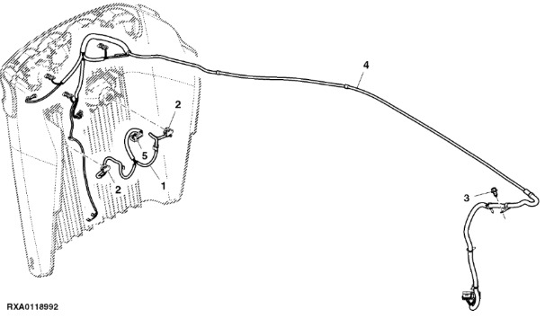 RE306002 John Deere 8345R - Wiązka przewodów - Kabel/ Kawat harness untuk Traktor: gambar 1 RE306002 John Deere 8345R - Wiązka przewodów - Kabel/ Kawat harness untuk Traktor: gambar 1