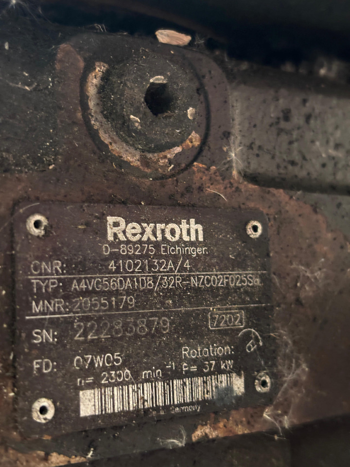 Rexroth 4102132A Pompa Hydrauliczna 4102132A/4, 4117935A/3 A4VG56DA1D8 - Pompa hidrolik untuk Peralatan pertanian: gambar 3 Rexroth 4102132A Pompa Hydrauliczna 4102132A/4, 4117935A/3 A4VG56DA1D8 - Pompa hidrolik untuk Peralatan pertanian: gambar 3
