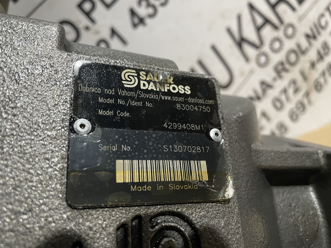 Valtra S354 Massey 8480 - pompa hydrauliczna 4299408M1 4299408M2 - Pompa hidrolik untuk Peralatan pertanian: gambar 4 Valtra S354 Massey 8480 - pompa hydrauliczna 4299408M1 4299408M2 - Pompa hidrolik untuk Peralatan pertanian: gambar 4