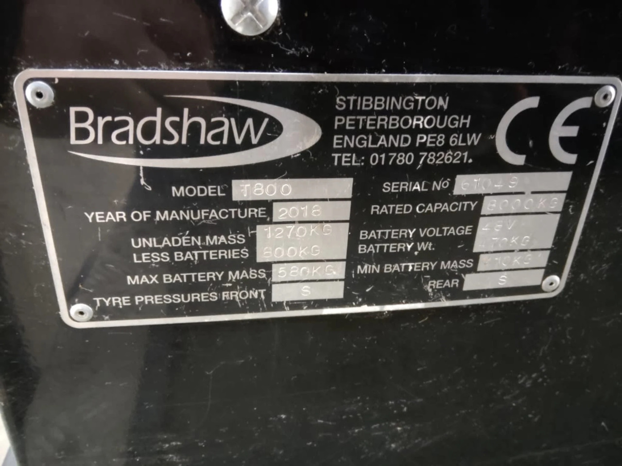 Bradshaw T800 - Traktor derek: gambar 2 Bradshaw T800 - Traktor derek: gambar 2
