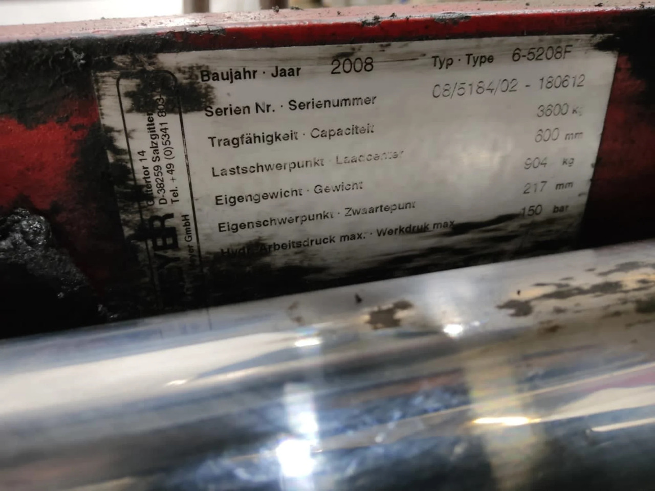Meyer 6-5208F - Lampiran untuk Peralatan untuk menangani material: gambar 2 Meyer 6-5208F - Lampiran untuk Peralatan untuk menangani material: gambar 2