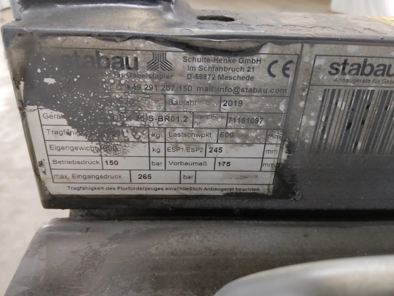 Stabau DPK 25-S-BR01.2 - Lampiran untuk Peralatan untuk menangani material: gambar 4 Stabau DPK 25-S-BR01.2 - Lampiran untuk Peralatan untuk menangani material: gambar 4