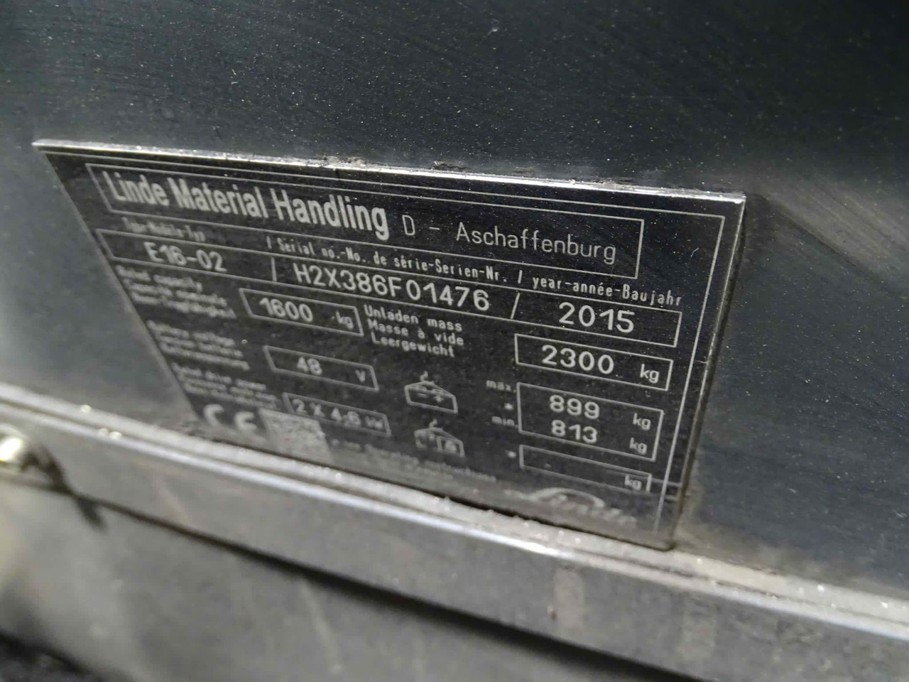 Linde E16-02 - Forklift listrik: gambar 2 Linde E16-02 - Forklift listrik: gambar 2