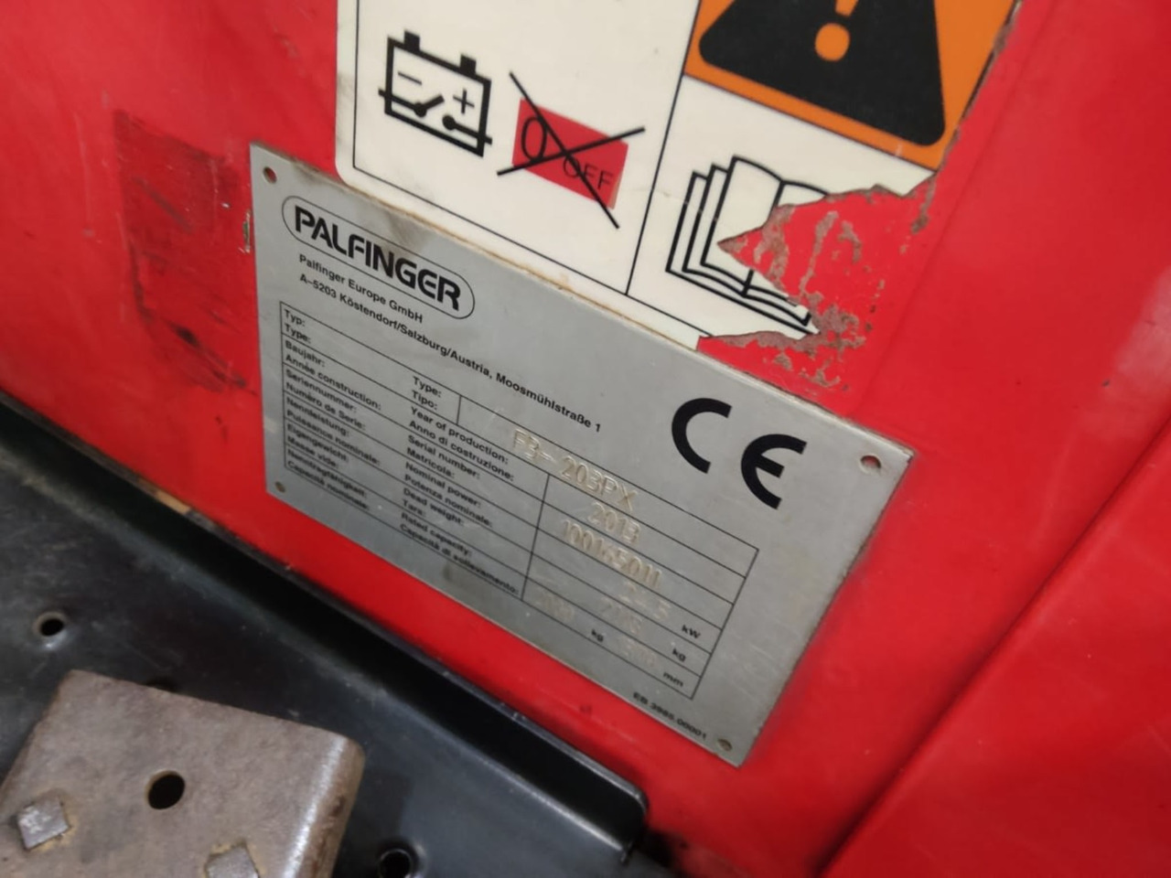 Palfinger F3 -203PX - Forklift diesel: gambar 2 Palfinger F3 -203PX - Forklift diesel: gambar 2