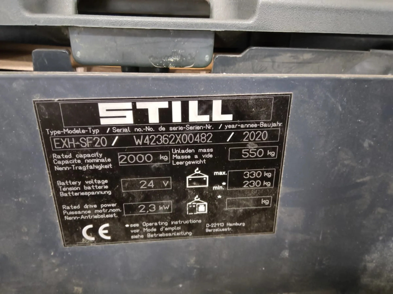 STILL EXH-SF20 - Truk pallet: gambar 5 STILL EXH-SF20 - Truk pallet: gambar 5