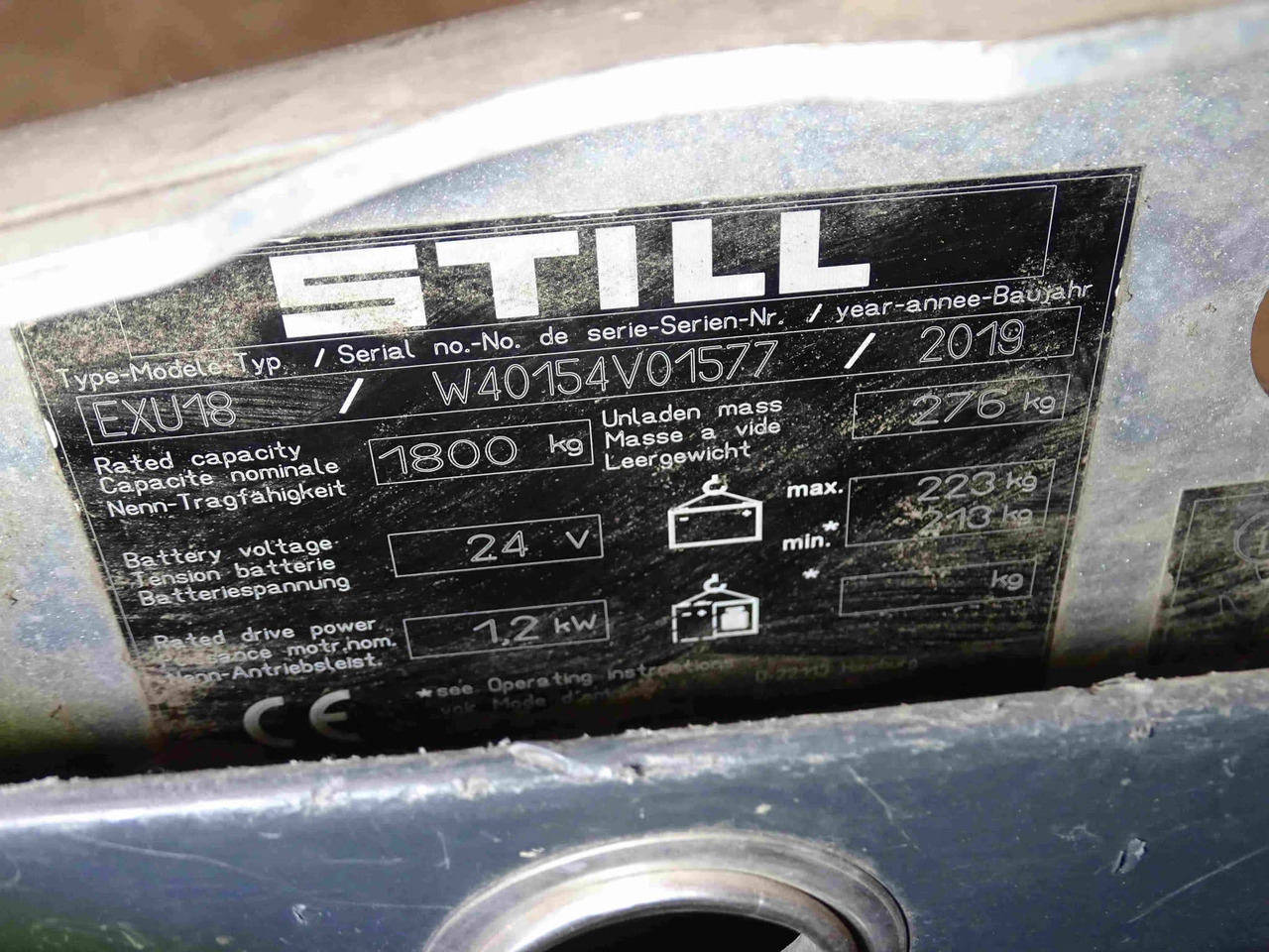 STILL EXU18 - Truk pallet: gambar 2 STILL EXU18 - Truk pallet: gambar 2