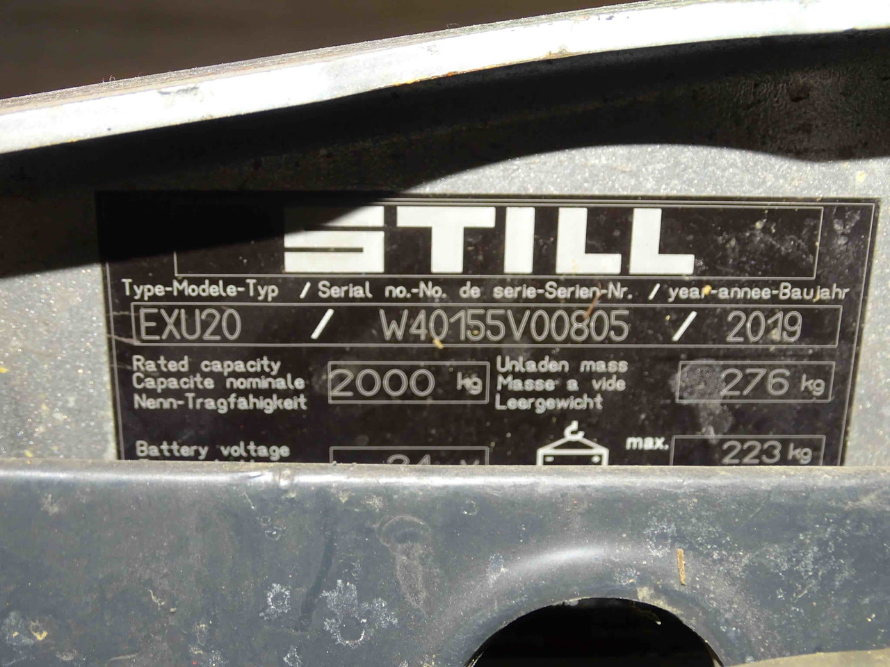 STILL EXU20 - Truk pallet: gambar 2 STILL EXU20 - Truk pallet: gambar 2