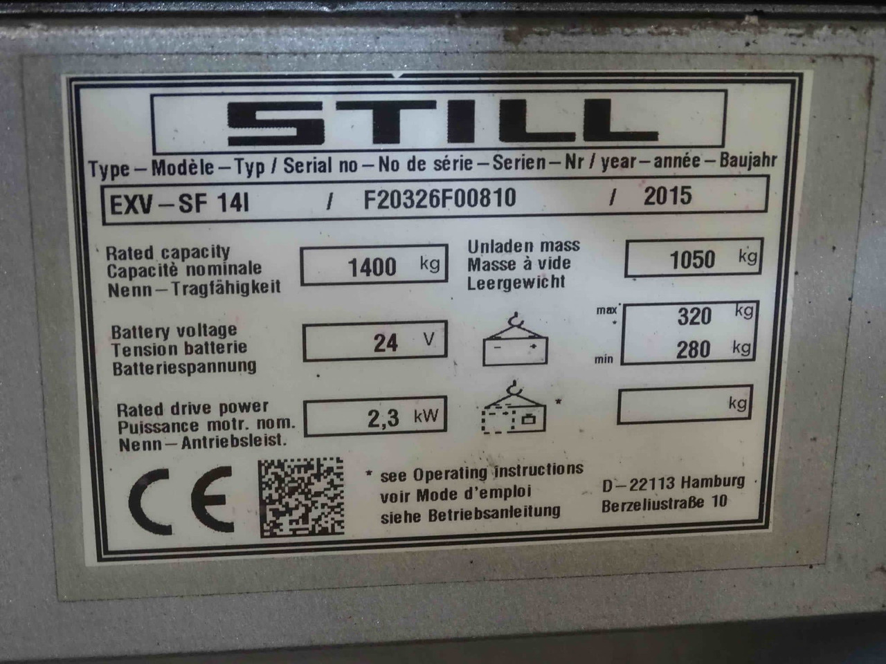 STILL EXV-SF14i - Penumpuk: gambar 2 STILL EXV-SF14i - Penumpuk: gambar 2