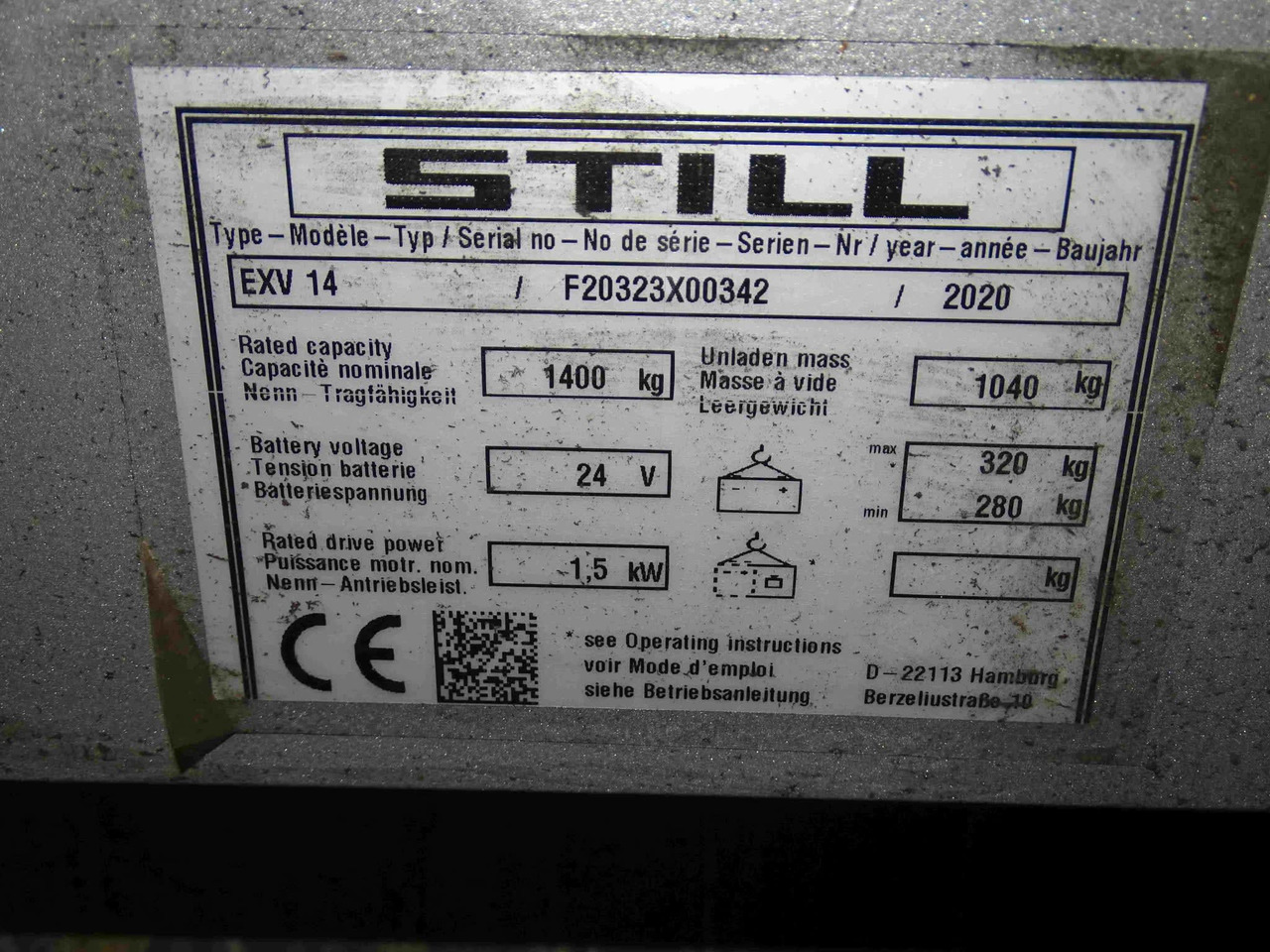 STILL EXV14 - Penumpuk: gambar 5 STILL EXV14 - Penumpuk: gambar 5