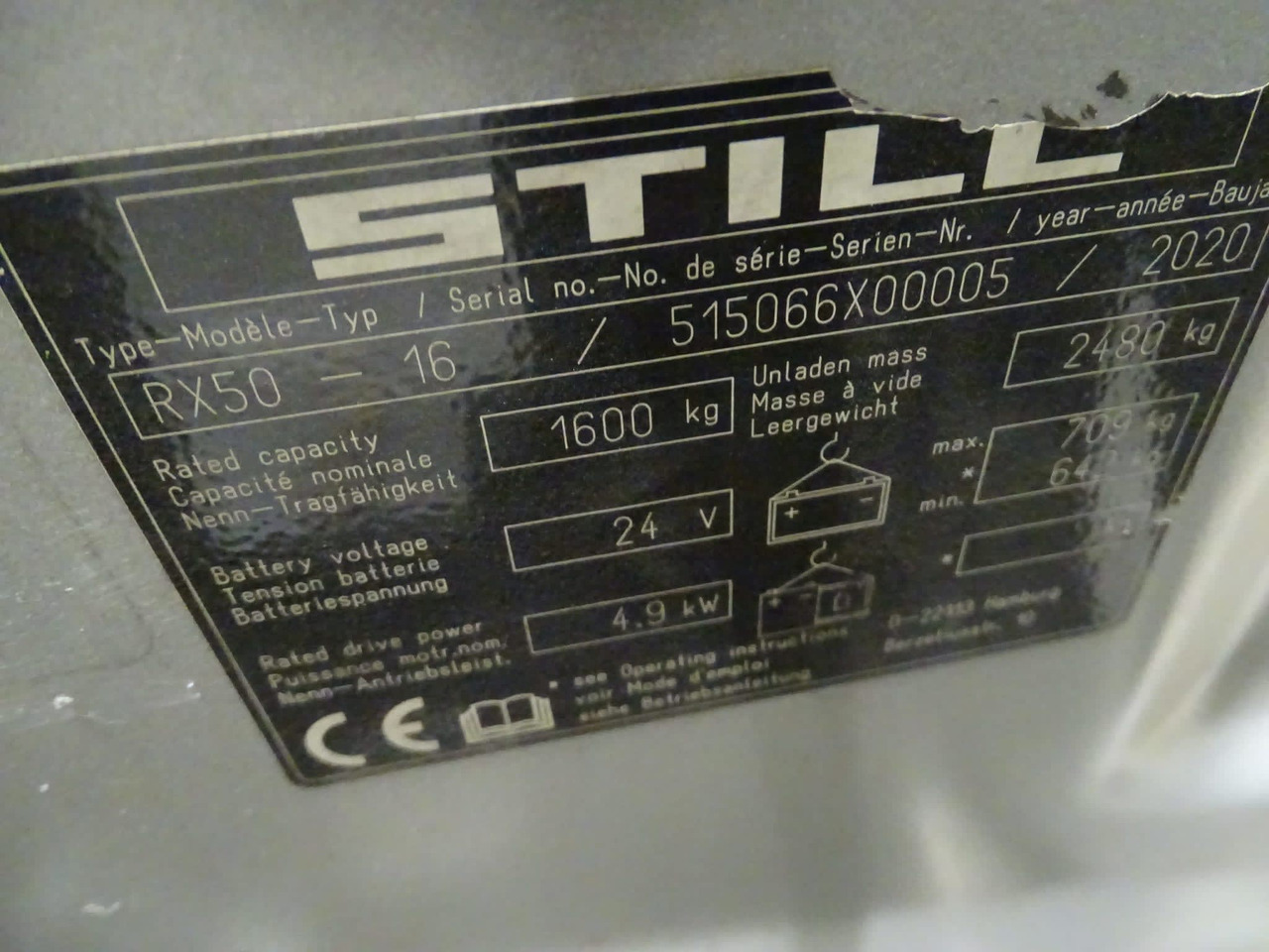 STILL RX50-16 - Forklift listrik: gambar 2 STILL RX50-16 - Forklift listrik: gambar 2