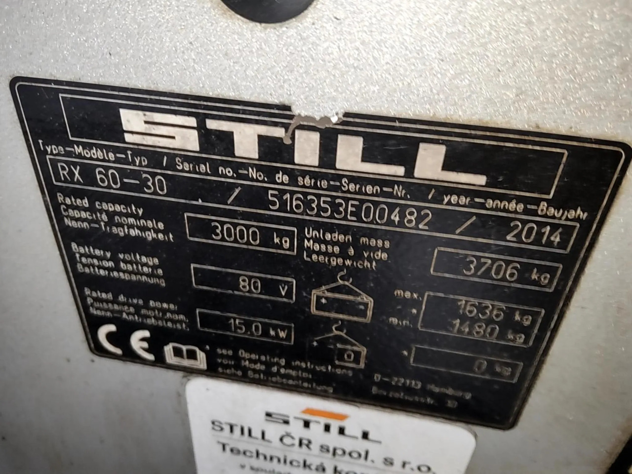 STILL RX60-30 - Forklift listrik: gambar 2 STILL RX60-30 - Forklift listrik: gambar 2