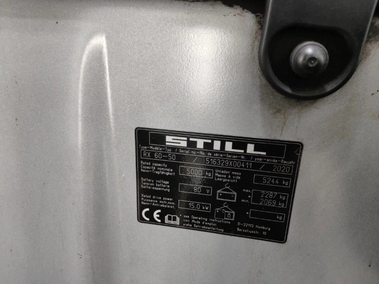 STILL RX60-50 - Forklift listrik: gambar 5 STILL RX60-50 - Forklift listrik: gambar 5