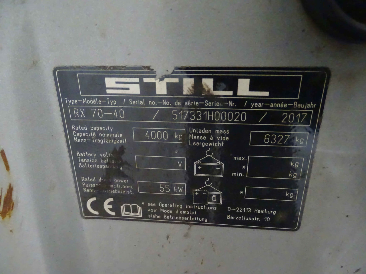 STILL RX70-40 - Forklift diesel: gambar 2 STILL RX70-40 - Forklift diesel: gambar 2