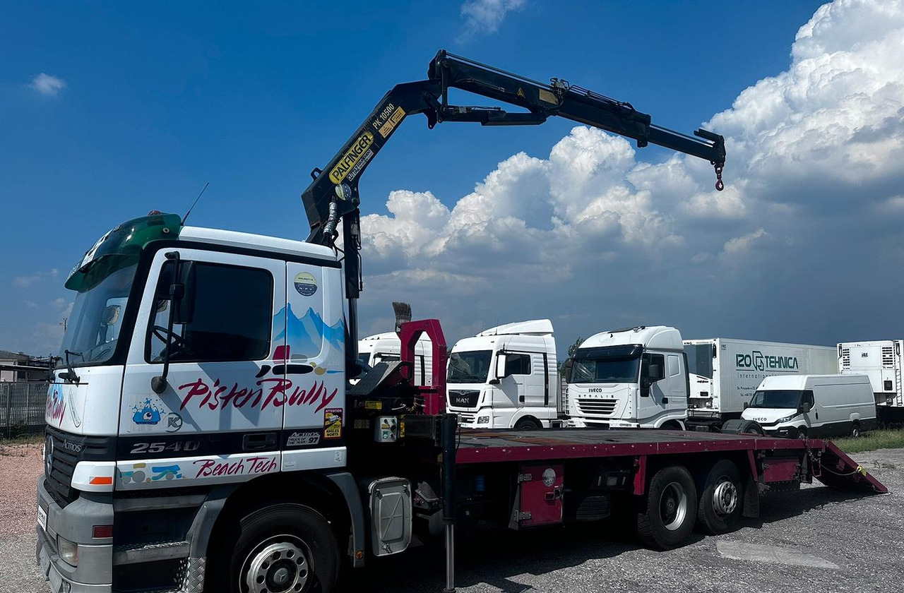 Pianale Mercedes 2540 con gru - Truk flatbed, Truk derek: gambar 3 Pianale Mercedes 2540 con gru - Truk flatbed, Truk derek: gambar 3