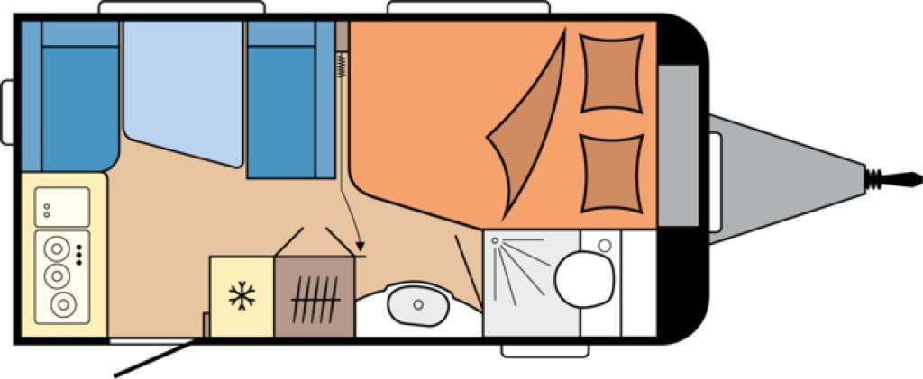 Hobby De Luxe 400 SFe 1500kg., Fahrradträger - Karavan: gambar 2 Hobby De Luxe 400 SFe 1500kg., Fahrradträger - Karavan: gambar 2
