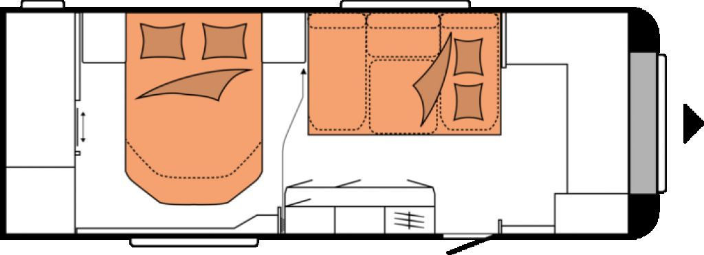 Hobby Maxia 660 WQM Klima Markise 2200kg - Karavan: gambar 3 Hobby Maxia 660 WQM Klima Markise 2200kg - Karavan: gambar 3