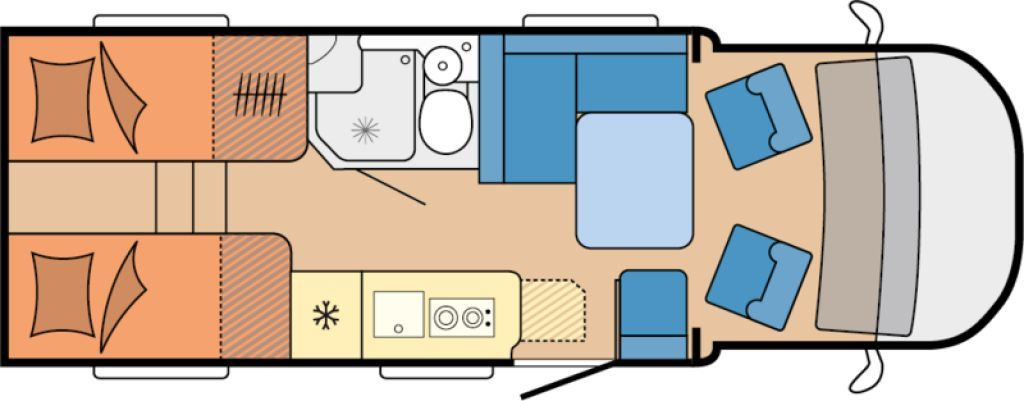 Hobby PRESTIGE T 710 GE 2026 180PS Autom. Voll LED +++ - Mobil rumah semi-terintegrasi: gambar 2 Hobby PRESTIGE T 710 GE 2026 180PS Autom. Voll LED +++ - Mobil rumah semi-terintegrasi: gambar 2