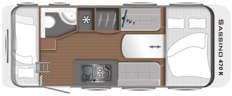 LMC Sassino 470 K 1500kg, Vorzelt, Mover, City - Karavan: gambar 2 LMC Sassino 470 K 1500kg, Vorzelt, Mover, City - Karavan: gambar 2
