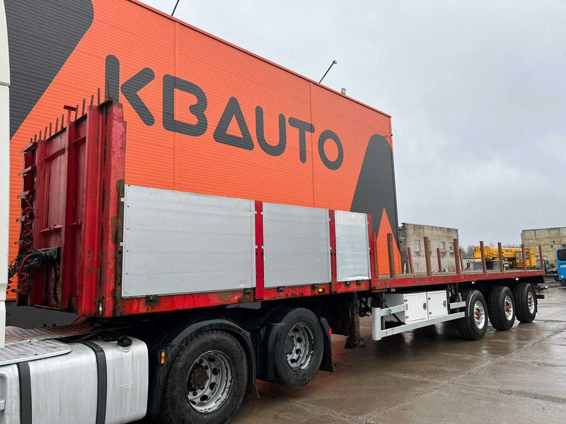 Doll 93 H STEERED AXLES / PLATFORM L=13463 / EXTENDABLE - Semi-trailer flatbed: gambar 1 Doll 93 H STEERED AXLES / PLATFORM L=13463 / EXTENDABLE - Semi-trailer flatbed: gambar 1