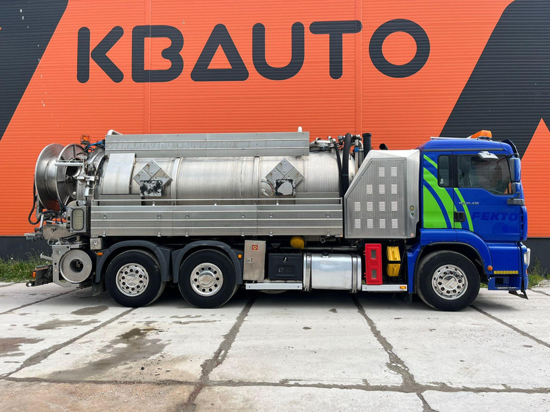 MAN TGA 26.430 6x2*4 TANK 13700 l / VACUUM MORO PM200R - 2283 hours / PRESSURE Pratissoli KF38 - 40 l/min - 150 bar - Truk vakum: gambar 4 MAN TGA 26.430 6x2*4 TANK 13700 l / VACUUM MORO PM200R - 2283 hours / PRESSURE Pratissoli KF38 - 40 l/min - 150 bar - Truk vakum: gambar 4