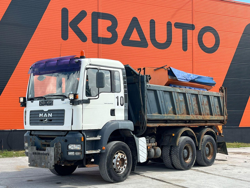 MAN TGA 26.430 6x4 BOX L=5014 mm / POSSIBLE TO BUY WITH SPREADER Schmidt stratos B60 - Truk jungkit: gambar 1 MAN TGA 26.430 6x4 BOX L=5014 mm / POSSIBLE TO BUY WITH SPREADER Schmidt stratos B60 - Truk jungkit: gambar 1