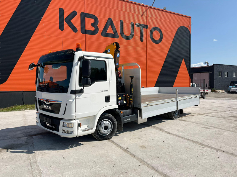 MAN TGL 8.190 4x2 EFFER 80.2/2S / PLATFORM L=5250 mm - Truk flatbed, Truk derek: gambar 2 MAN TGL 8.190 4x2 EFFER 80.2/2S / PLATFORM L=5250 mm - Truk flatbed, Truk derek: gambar 2