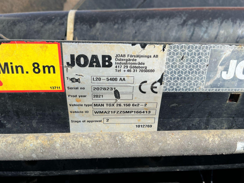 Hook lift MAN TGX 26.510 6x2*4 JOAB L 20 ton / L=5400 / H=1570 mm / INTARDER: gambar 14