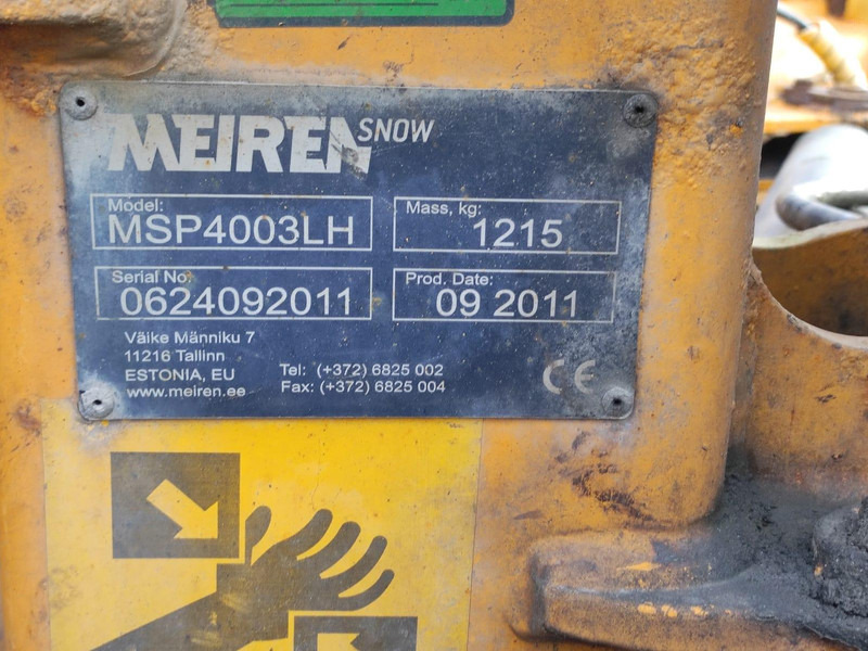 Truk bajak salju Meiren MSP4003LH  4m Snow Plow/ Lumesahk / One available: gambar 11