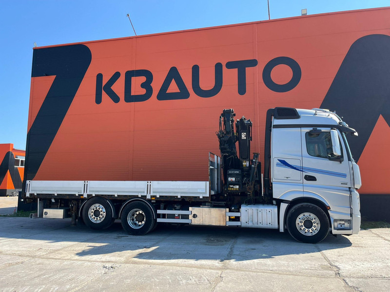 Mercedes-Benz Actros 2551 6x2 HIAB 377-6 HIPRO + JIB / Platform extendable L=6400 -- 7397mm - Truk flatbed, Truk derek: gambar 5 Mercedes-Benz Actros 2551 6x2 HIAB 377-6 HIPRO + JIB / Platform extendable L=6400 -- 7397mm - Truk flatbed, Truk derek: gambar 5