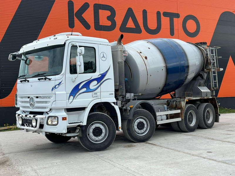 Mercedes-Benz Actros 3241 8x4 MSM 9M 10m3 / FULL STEEL / HUB REDUCTION / CHUTE - Truk pengaduk beton: gambar 1 Mercedes-Benz Actros 3241 8x4 MSM 9M 10m3 / FULL STEEL / HUB REDUCTION / CHUTE - Truk pengaduk beton: gambar 1