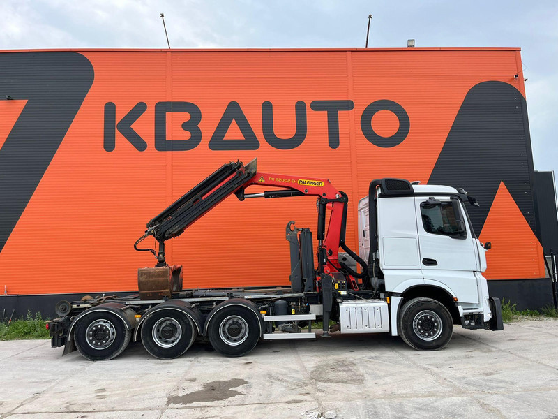 Hook lift, Truk derek Mercedes-Benz Arocs 3242 8x4 PK22002 / RETARDER / SNOW PLOW EQUIPMENT / GRAPPLE: gambar 6