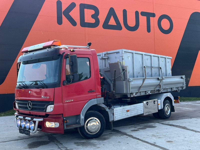 Mercedes-Benz Atego 1024 4x2 PK4100 + WINCH / HOOK LIFT L=3900 mm - Hook lift, Truk derek: gambar 2 Mercedes-Benz Atego 1024 4x2 PK4100 + WINCH / HOOK LIFT L=3900 mm - Hook lift, Truk derek: gambar 2