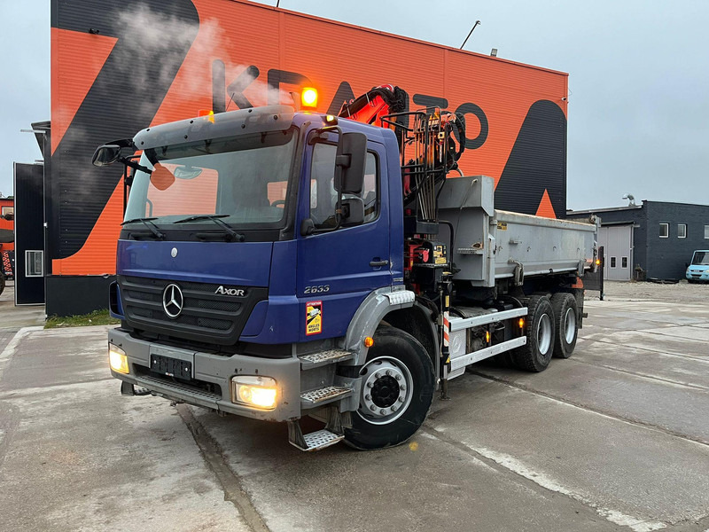 Mercedes-Benz Axor 2633 6x4 FASSI F110AK22 / BOX L=5040 mm - Truk jungkit, Truk derek: gambar 2 Mercedes-Benz Axor 2633 6x4 FASSI F110AK22 / BOX L=5040 mm - Truk jungkit, Truk derek: gambar 2