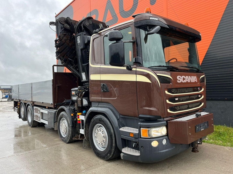 Scania G 450 8x2*6 HIAB 622E-8 + JIB / PLATFORM L=6715 mm - Truk flatbed, Truk derek: gambar 4 Scania G 450 8x2*6 HIAB 622E-8 + JIB / PLATFORM L=6715 mm - Truk flatbed, Truk derek: gambar 4