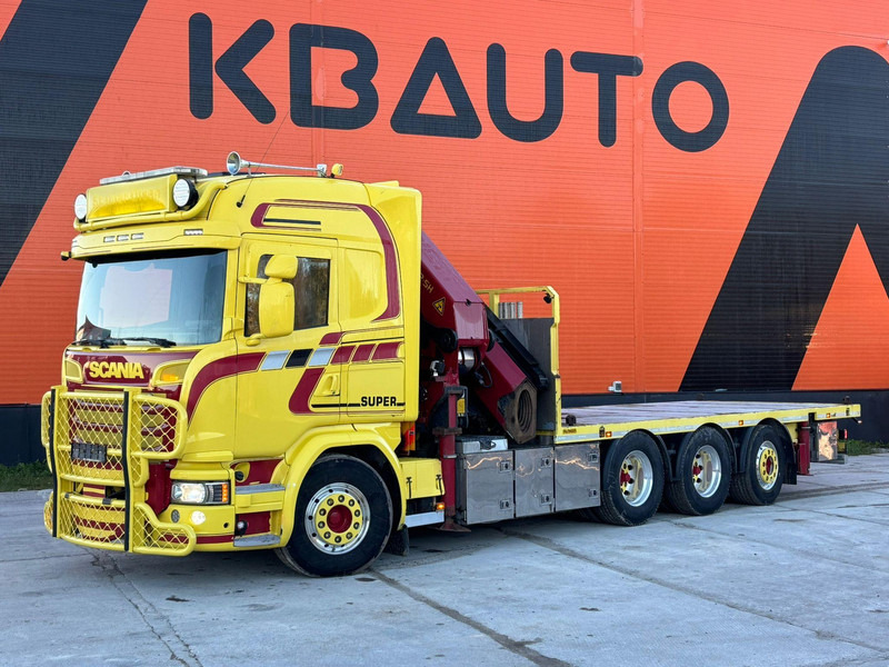Scania G 490 8x4*4 PK 65002 SH / JIB CONNECTION / PLATFORM L=6301-7499 mm - Truk flatbed, Truk derek: gambar 2 Scania G 490 8x4*4 PK 65002 SH / JIB CONNECTION / PLATFORM L=6301-7499 mm - Truk flatbed, Truk derek: gambar 2