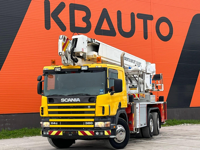 Scania P 114 6x2*4 BRONTO S 32 HDT / 32 meters / 440 kg - Platform pengangkat: gambar 1 Scania P 114 6x2*4 BRONTO S 32 HDT / 32 meters / 440 kg - Platform pengangkat: gambar 1