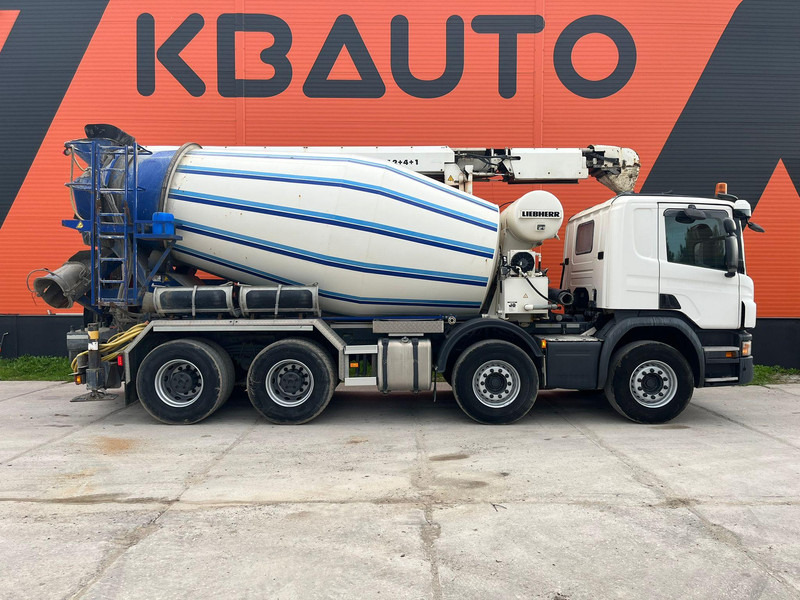 Scania P 410 8x4 LIEBHERR 9 m3 + CONVEYOR / FULL STEEL - Truk pengaduk beton: gambar 4 Scania P 410 8x4 LIEBHERR 9 m3 + CONVEYOR / FULL STEEL - Truk pengaduk beton: gambar 4