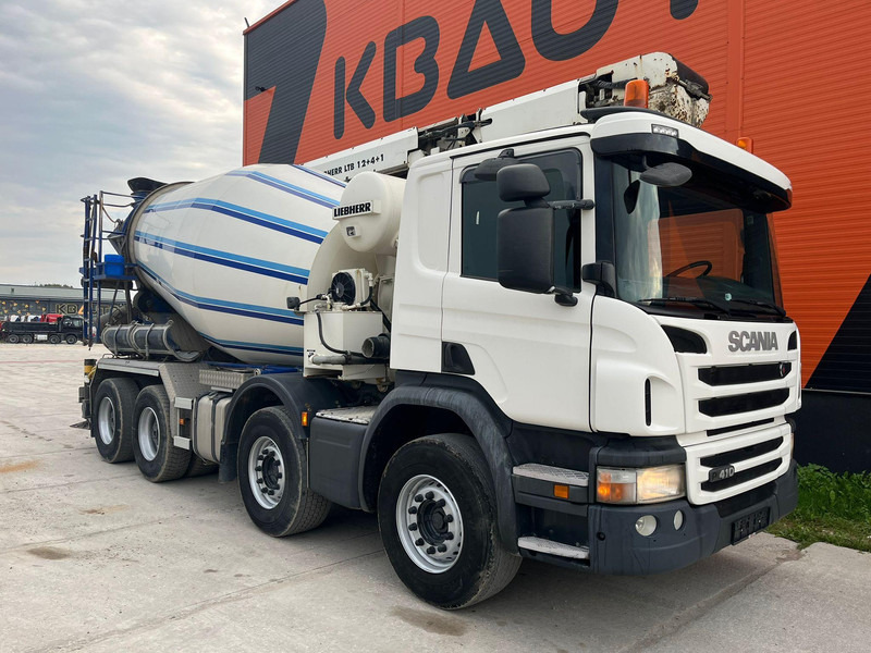 Scania P 410 8x4 LIEBHERR 9 m3 + CONVEYOR / FULL STEEL - Truk pengaduk beton: gambar 3 Scania P 410 8x4 LIEBHERR 9 m3 + CONVEYOR / FULL STEEL - Truk pengaduk beton: gambar 3