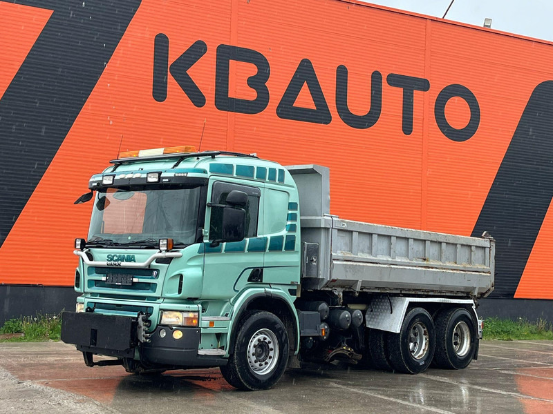 Scania P 420 6x4 UNDERBODY SCRAPER / RETARDER / BOX L=4947 mm - Truk jungkit: gambar 1 Scania P 420 6x4 UNDERBODY SCRAPER / RETARDER / BOX L=4947 mm - Truk jungkit: gambar 1
