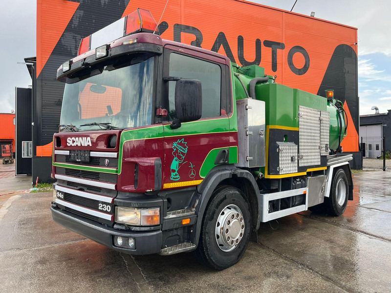 Scania P 94 4x2 TANK 9000 I + 1200 l / VACUUM Jurop PR150 / PRESSURE Pratissoli 150 bar / 102 l/min - Truk vakum: gambar 2 Scania P 94 4x2 TANK 9000 I + 1200 l / VACUUM Jurop PR150 / PRESSURE Pratissoli 150 bar / 102 l/min - Truk vakum: gambar 2