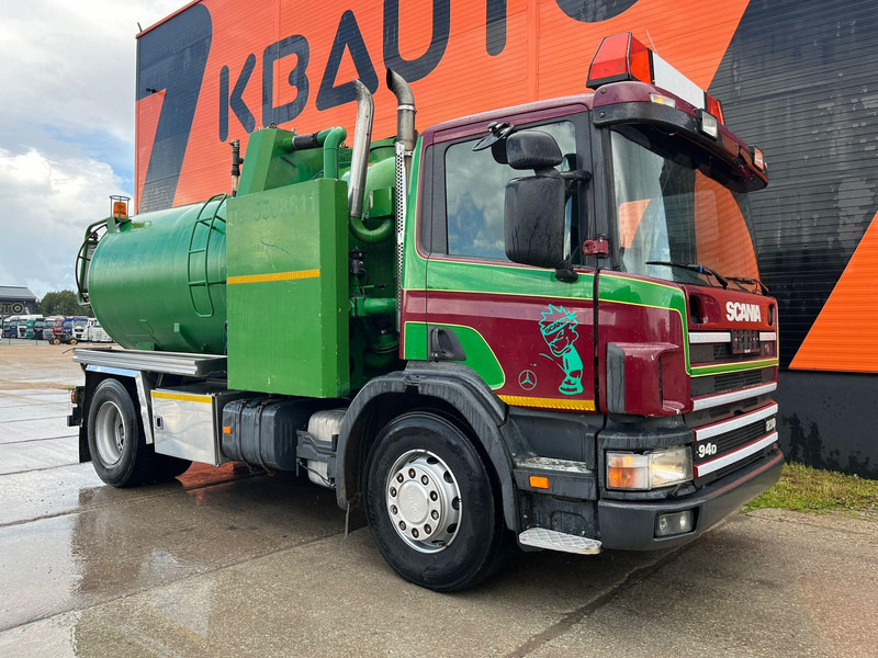Scania P 94 4x2 TANK 9000 I + 1200 l / VACUUM Jurop PR150 / PRESSURE Pratissoli 150 bar / 102 l/min - Truk vakum: gambar 4 Scania P 94 4x2 TANK 9000 I + 1200 l / VACUUM Jurop PR150 / PRESSURE Pratissoli 150 bar / 102 l/min - Truk vakum: gambar 4