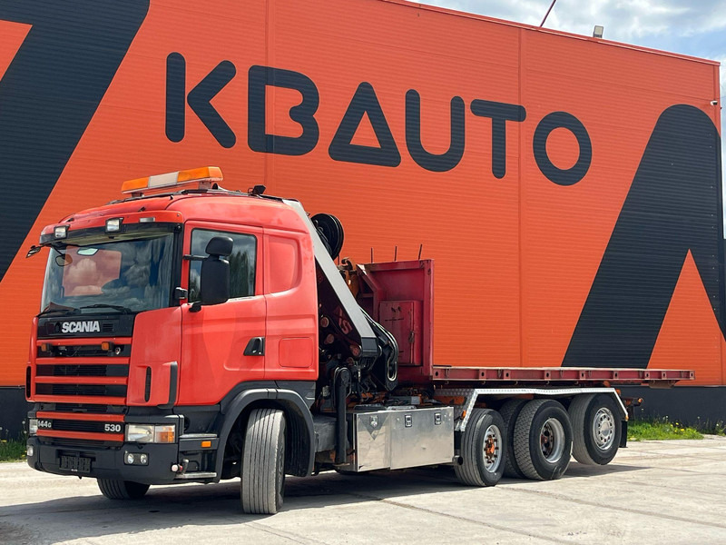 Scania R 144 8x2/4 HIAB 211EP-5 YEAR 2008 / HOOK LIFT L=5400 mm - Hook lift, Truk derek: gambar 2 Scania R 144 8x2/4 HIAB 211EP-5 YEAR 2008 / HOOK LIFT L=5400 mm - Hook lift, Truk derek: gambar 2