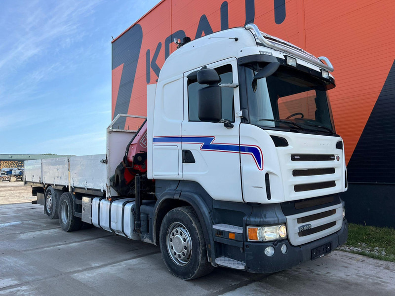Scania R 440 6x2*4 FASSI F260XP / PLATFORM L=6760 mm - Truk flatbed, Truk derek: gambar 4 Scania R 440 6x2*4 FASSI F260XP / PLATFORM L=6760 mm - Truk flatbed, Truk derek: gambar 4