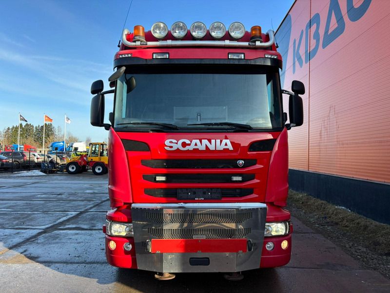 Scania R 450 8x2*6 PK 92002 + JIB + WINCH / PLATFORM L=7329-9023 mm - Truk flatbed, Truk derek: gambar 3 Scania R 450 8x2*6 PK 92002 + JIB + WINCH / PLATFORM L=7329-9023 mm - Truk flatbed, Truk derek: gambar 3